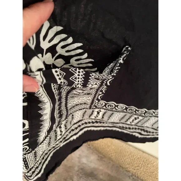 Dupsies Black & White Dashiki Kaftan - L - Picture 6 of 7